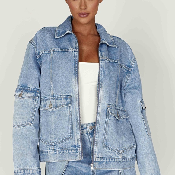 MESHKI lot NWT (jacket, dress, playsuit, bandeau) size XS, $330 value - Picture 2 of 12